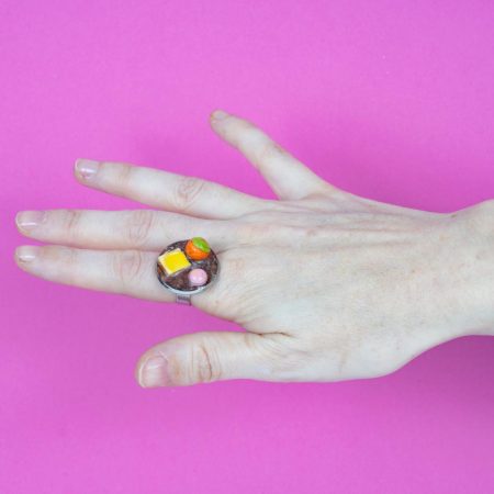 Bagues Bon Appétit – Miniatures en Résine Epoxy sur Métal Patiné – Image 25