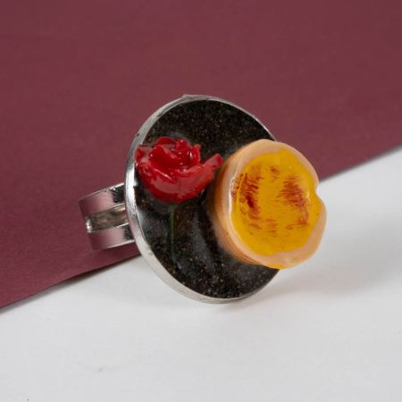 Bagues Bon Appétit – Miniatures en Résine Epoxy sur Métal Patiné – Image 37