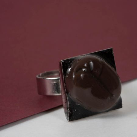 Bagues Bon Appétit – Miniatures en Résine Epoxy sur Métal Patiné – Image 18