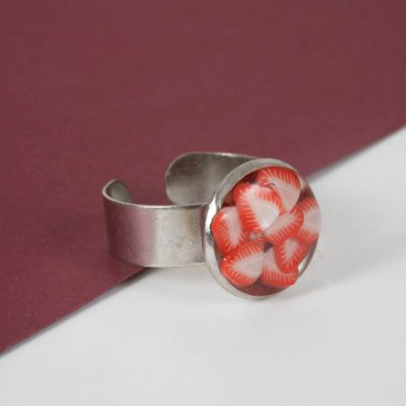 Bagues Épicerie Fine – Miniatures en Résine Epoxy sur Métal Patiné – Image 4