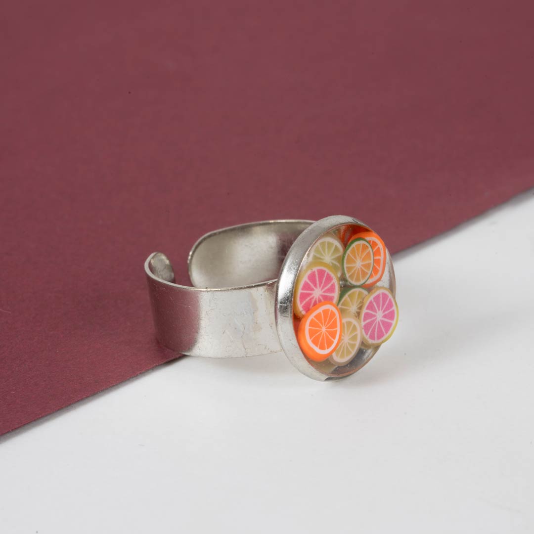 Bagues Épicerie Fine – Miniatures en Résine Epoxy sur Métal Patiné